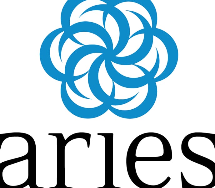 Thumbnail - Close up of Aries logo